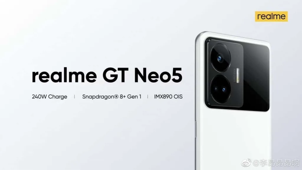 Realme GT Neo 5 için 240W şarj doğrulaması geldi