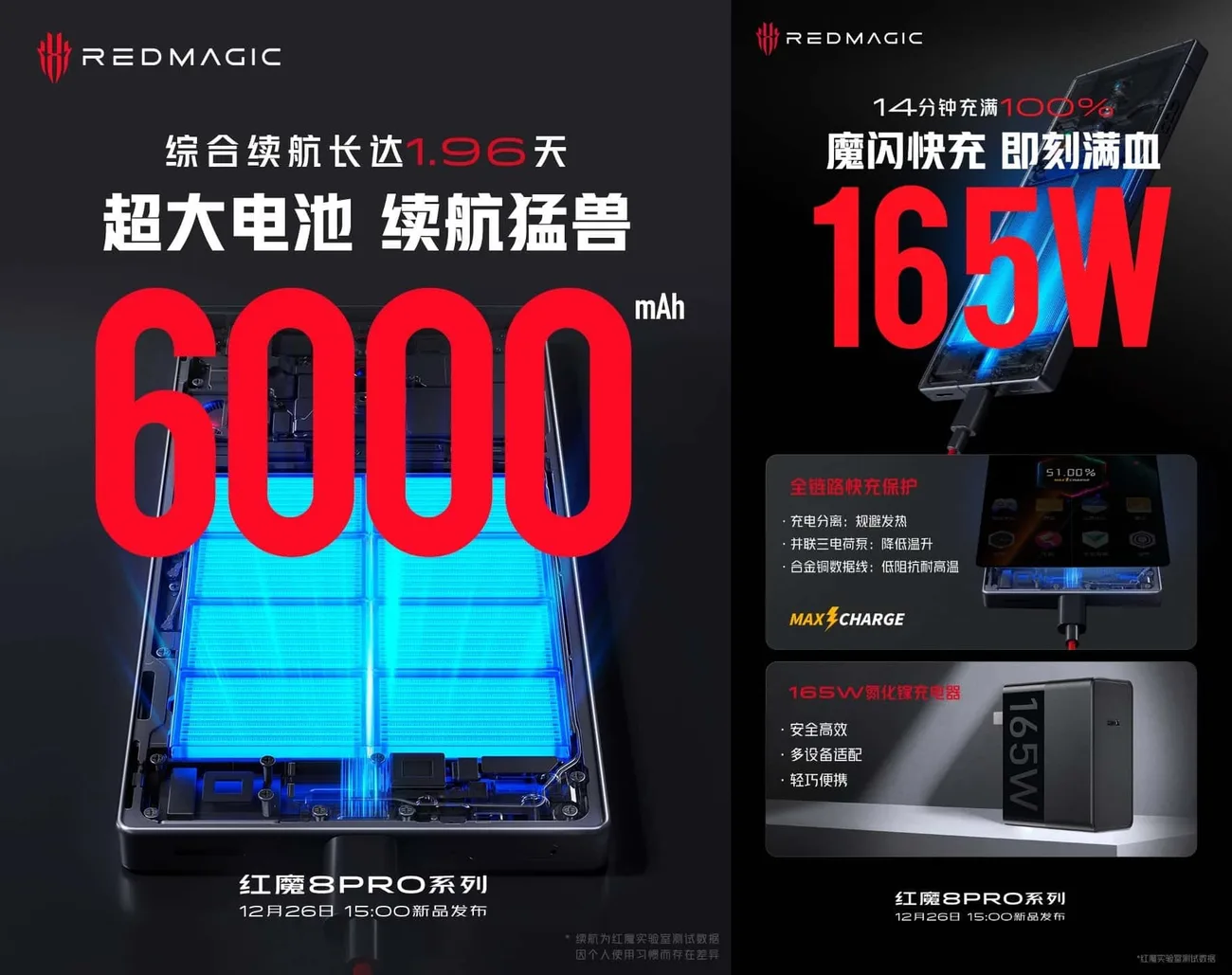 Nubia Red Magic 8’in pil kapasitesi ve şarj hızı için resmi açıklama geldi