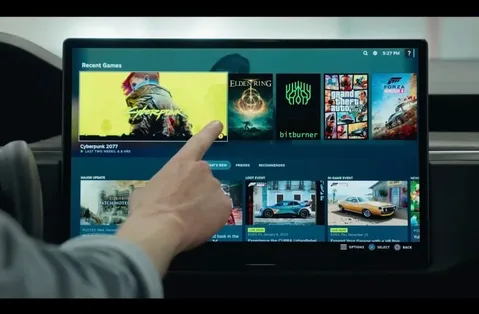 Tesla Steam entegrasyonuyla otomobillerine binlerce oyun getiriyor