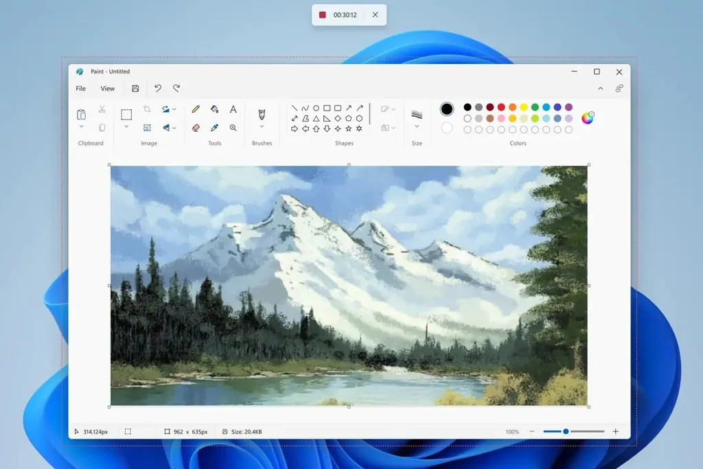 Windows 11’e dahili ekran kaydedici aracı geliyor