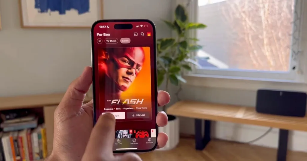 Netflix iPhone uygulamasına yepyeni bir tasarım