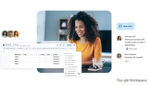 Google Workspace uygulamalarını yeni tasarım ve özelliklerle güncelliyor