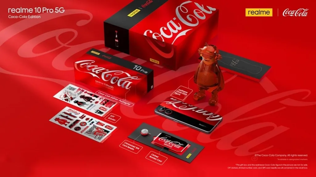 Sınırlı sayıda üretilen Realme 10 Pro Coca Cola satışa sunuldu