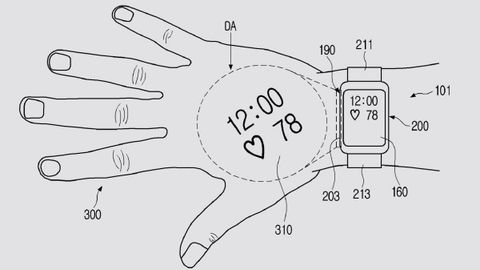 samsung projektörlü akıllı saat