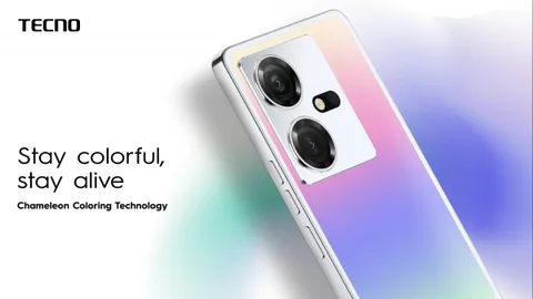 Tecno’nun yeni teknolojisiyle telefonların rengi tek dokunuşla değişecek