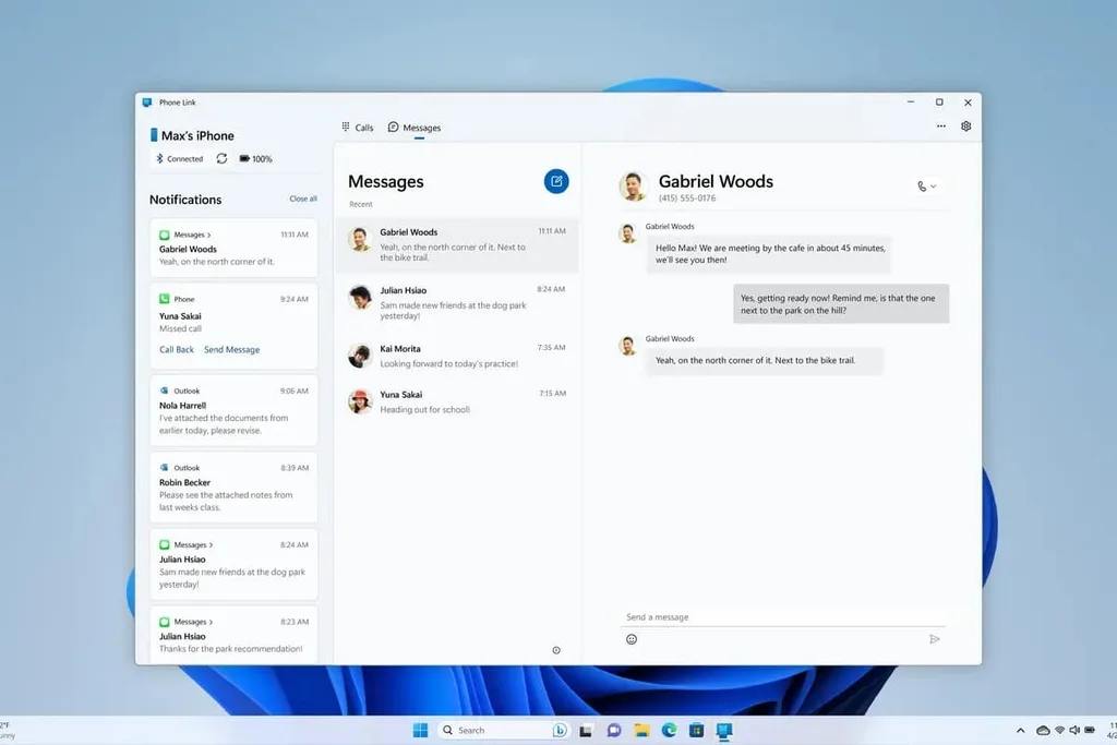 Microsoft’un Telefon Bağlantısı ile PC’den iMessage kullanımı mümkün olacak