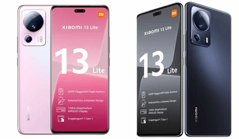 Yeni Xiaomi 13 Lite sızıntısı telefonun özelliklerini bir kez daha doğruluyor