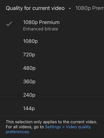 youtube 1080p premium
