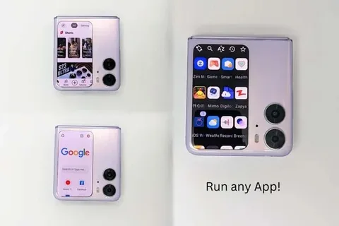 CoverScreen OS Oppo Find N2 Flip’in kapak ekranını mini telefona dönüştürüyor