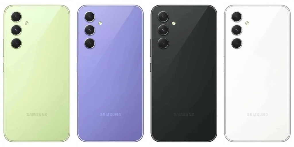 Galaxy A54 ve A34’ün tüm renk seçenekleri ortaya çıktı