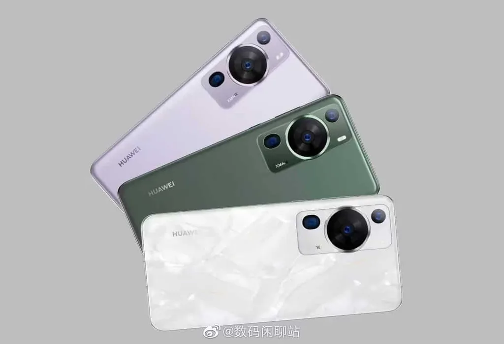 Huawei P60 sızıntısı renk seçeneklerini ve büyük kamera modülünü gösteriyor