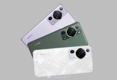Huawei P60 sızıntısı renk seçeneklerini ve büyük kamera modülünü gösteriyor