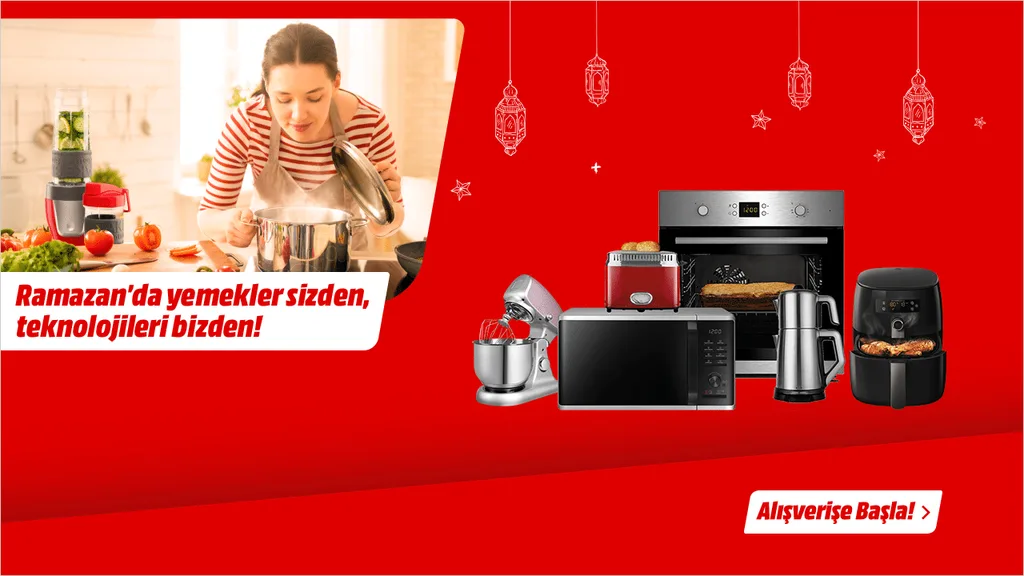 MediaMarkt Ramazan Kampanyası kapsamında dikkat çeken mutfak ürünleri