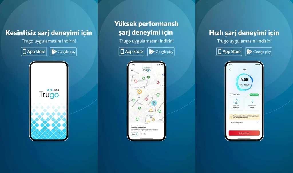 Togg’un Trugo şarj istasyonları Türkiye geneline yayılıyor