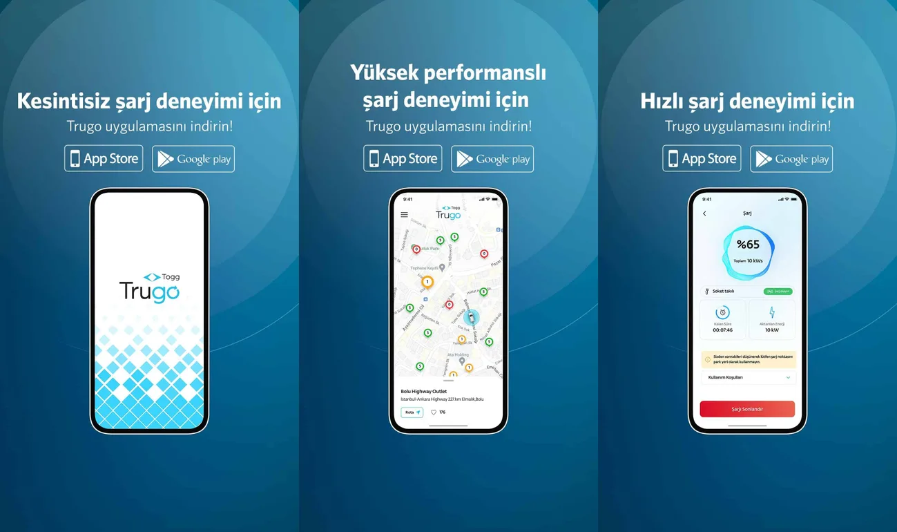Togg’un Trugo şarj istasyonları Türkiye geneline yayılıyor