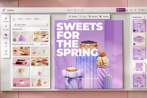 Microsoft Designer’da yenilikler, AI ile grafik tasarımını baştan yazıyor
