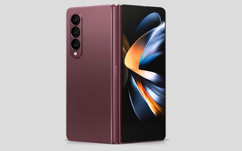 galaxy z fold 4 burgundy