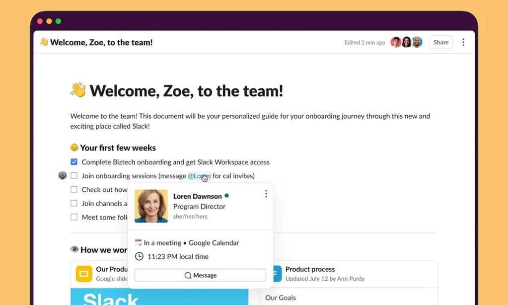 Slack Canvas ile iş ortamında verimlilik artıyor