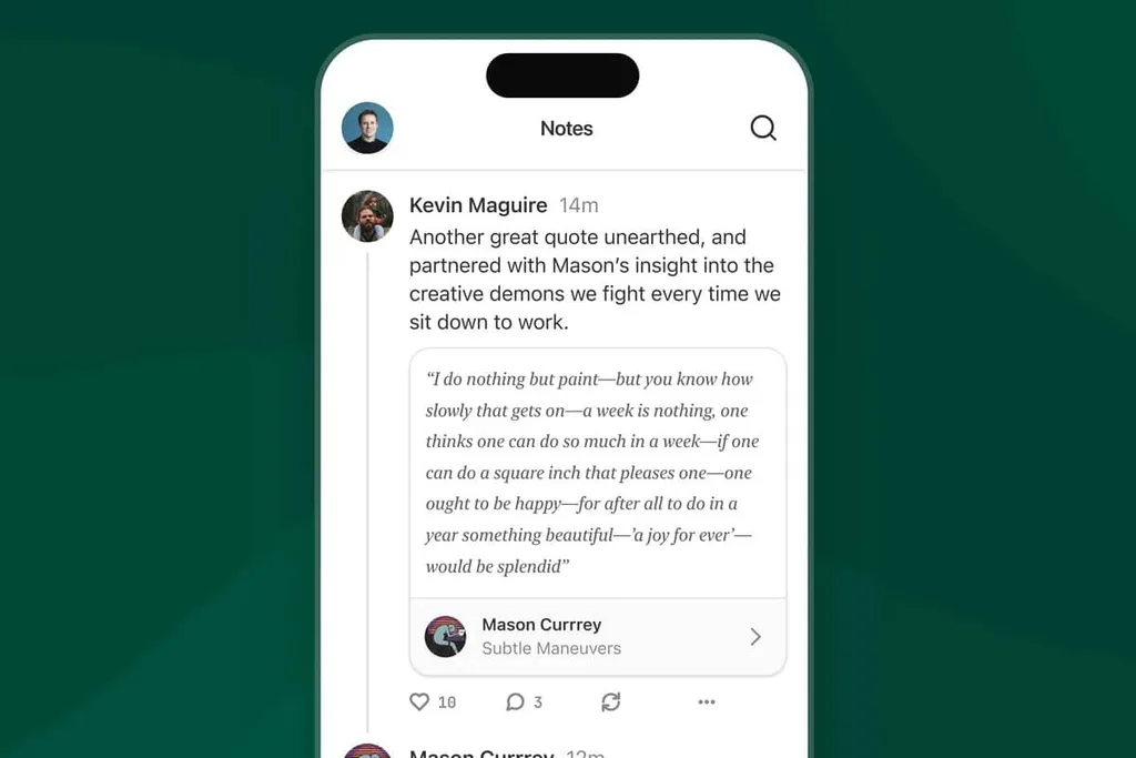 Substack’ten Twitter’a rakip: Kısa paylaşımlar için “Notes” özelliği yayında