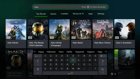 En son Xbox sistem güncellemesi arama deneyimini yeniliyor