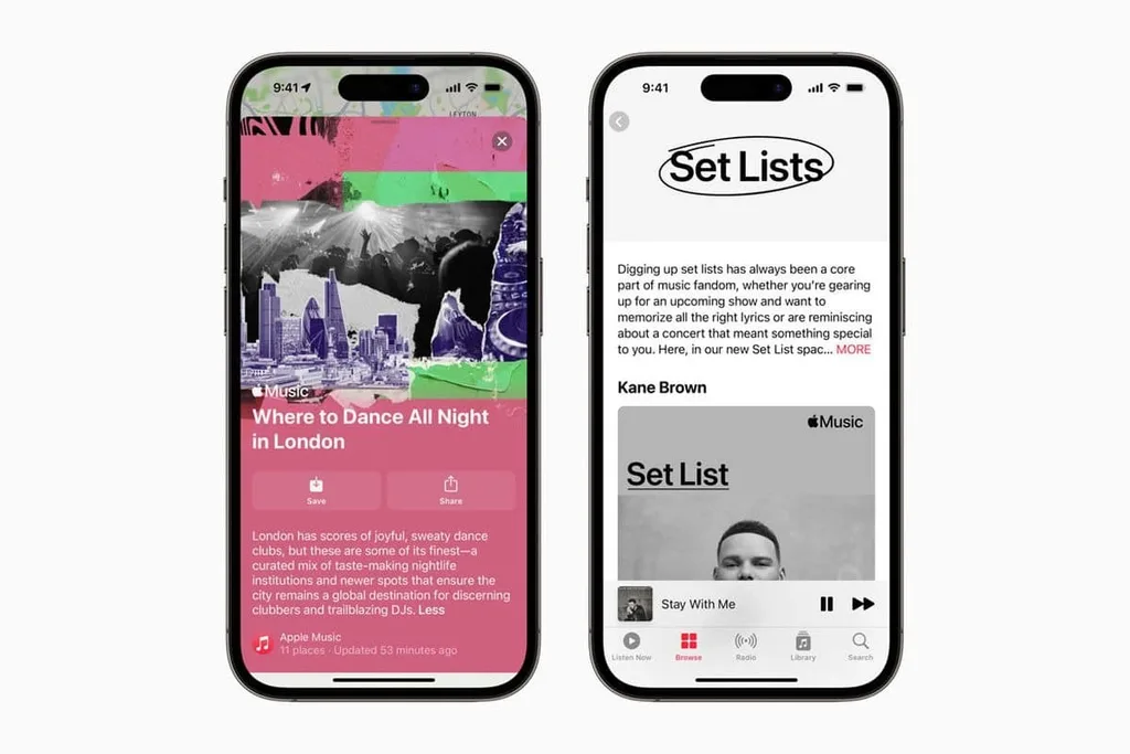 Apple, konser keşfetme özelliklerini Haritalar ve Müzik uygulamalarına getiriyor