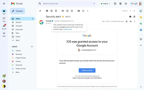 Gmail mavi tik ile e-postaların gerçekliğini anlamaya yardımcı olacak