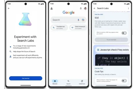 Google’ın yapay zekâ tabanlı ürün ve fikirleri Search Labs ile denenecek