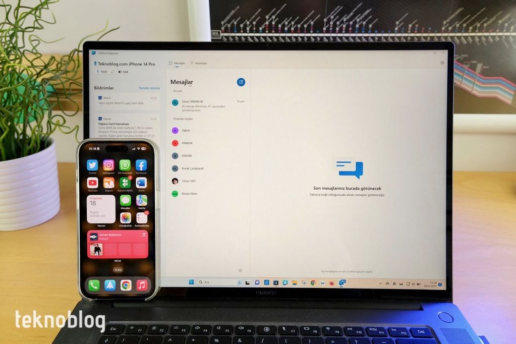 iphone windows telefon bağlantısı