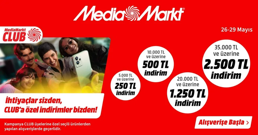 MediaMarkt Club Kampanyası fırtınası başladı
