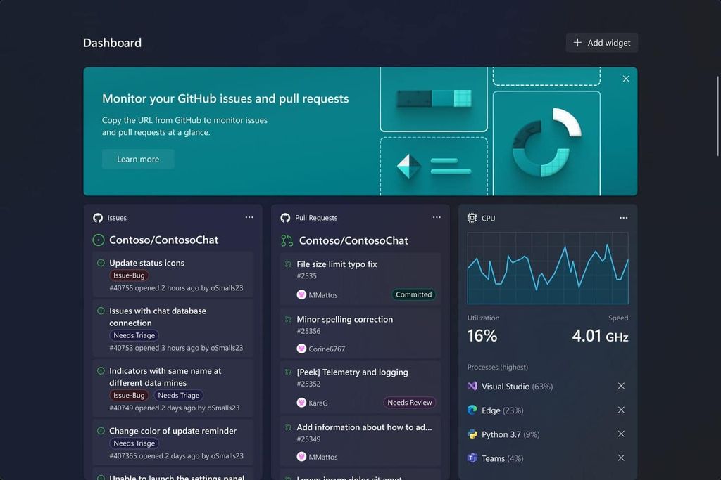 microsoft dev home
