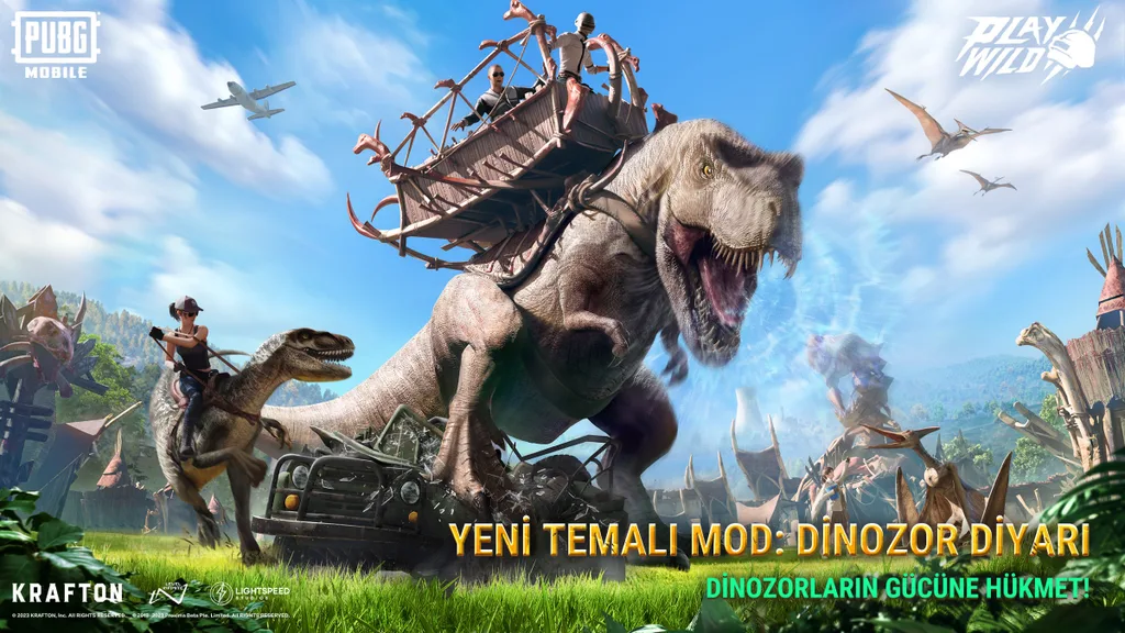 PUBG Mobile en yeni güncellemesiyle oyuncuları dinozor çağına götürüyor