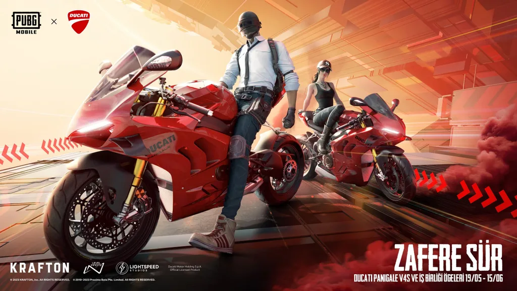 PUBG Mobile şimdi de İtalyan motosiklet devi Ducati ile güçlerini birleştiriyor