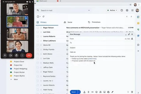 Google Meet Resim içinde Resim modunda daha gelişmiş bir deneyim sunacak