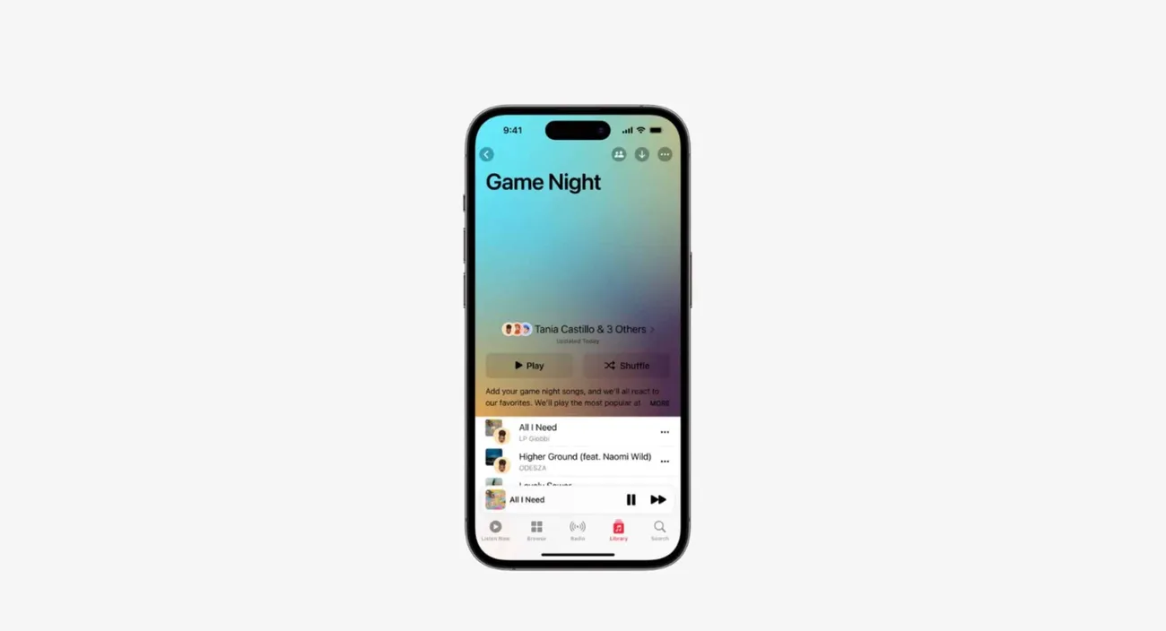 Apple Music, Apple Intelligence ile çalma listeleri için kapak resmi oluşturacak