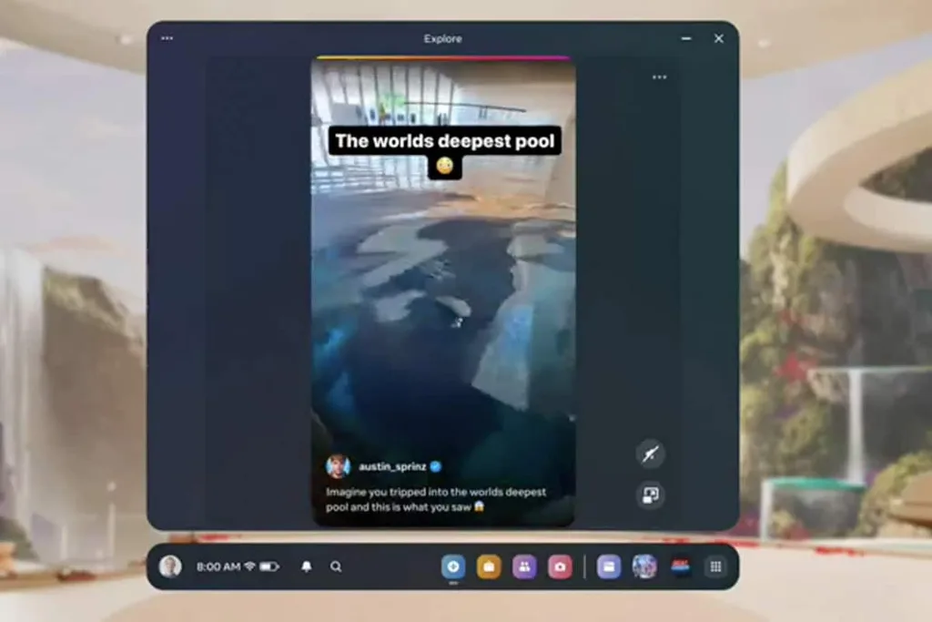 Meta Reels videolarının Quest’te gösterimini test ediyor