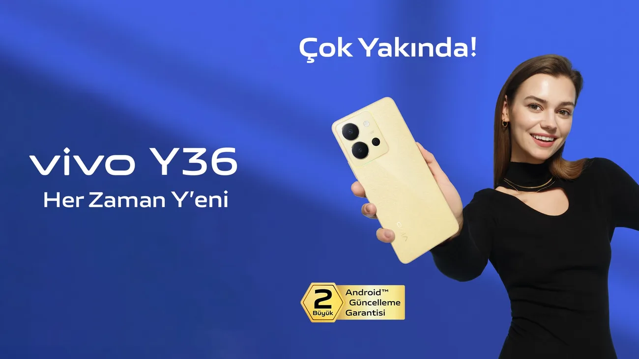 Vivo’nun yeni yıldızı Türkiye’ye geliyor: İşte karşınızda Vivo Y36!
