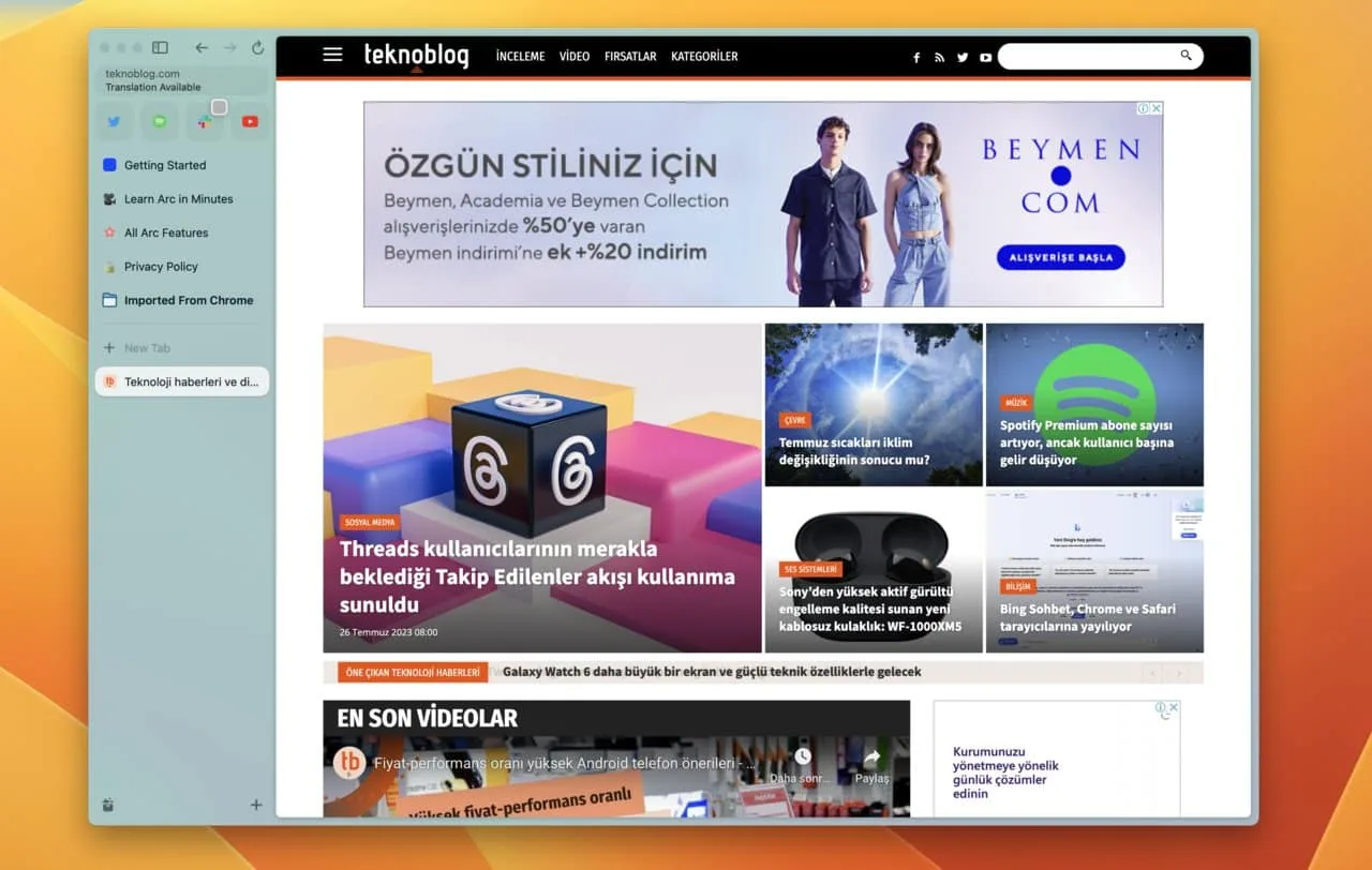 Arc tarayıcı bekleme listesini kaldırdı ve herkesin erişimine açıldı