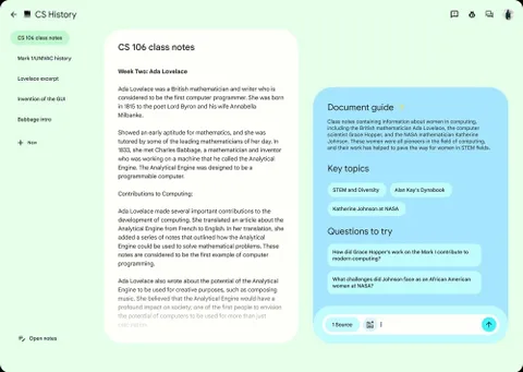 Google’ın yapay zekâ destekli yeni not uygulaması: NotebookLM
