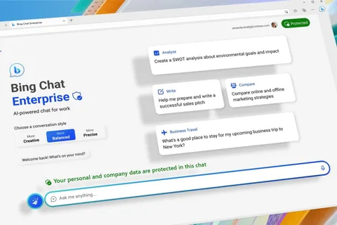 Bing Chat Enterprise: İşletmeler için yeni nesil sohbet araçları