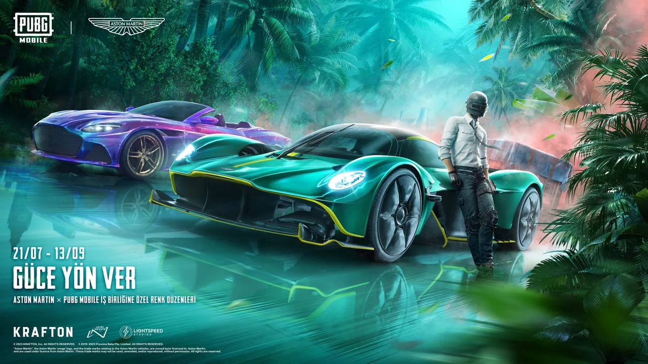 PUBG Mobile’ın spor ve lüks otomobil dünyasındaki yolculuğu Aston Martin ile devam ediyor