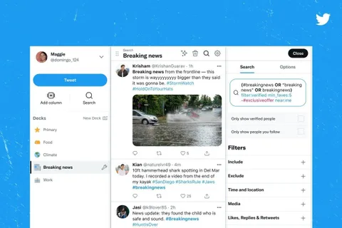 TweetDeck yenilendi, Twitter Blue aboneliğinin parçası oldu