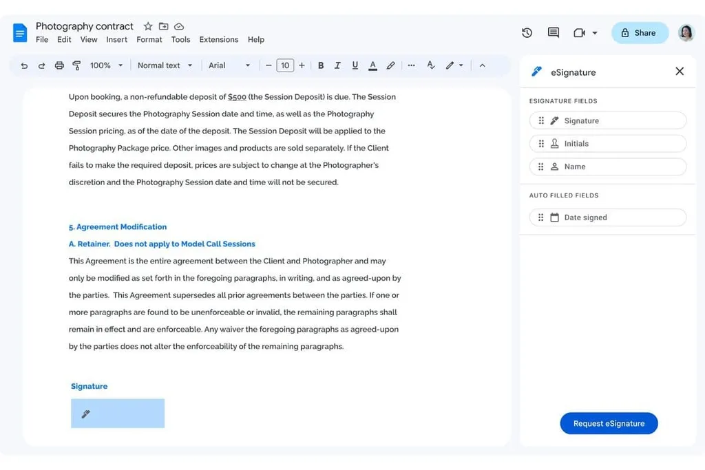Google Dokümanlar ve Drive uygulamaları e-imza desteğine kavuşuyor