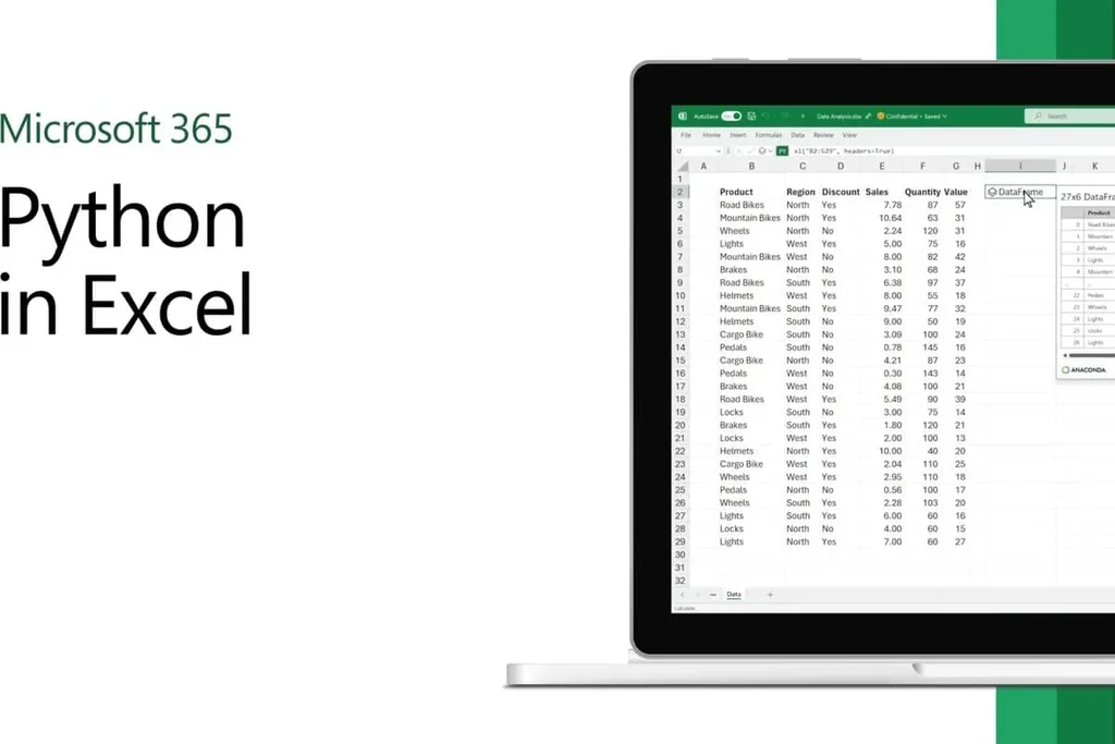 Microsoft Excel, Python programlama dilini kucaklıyor