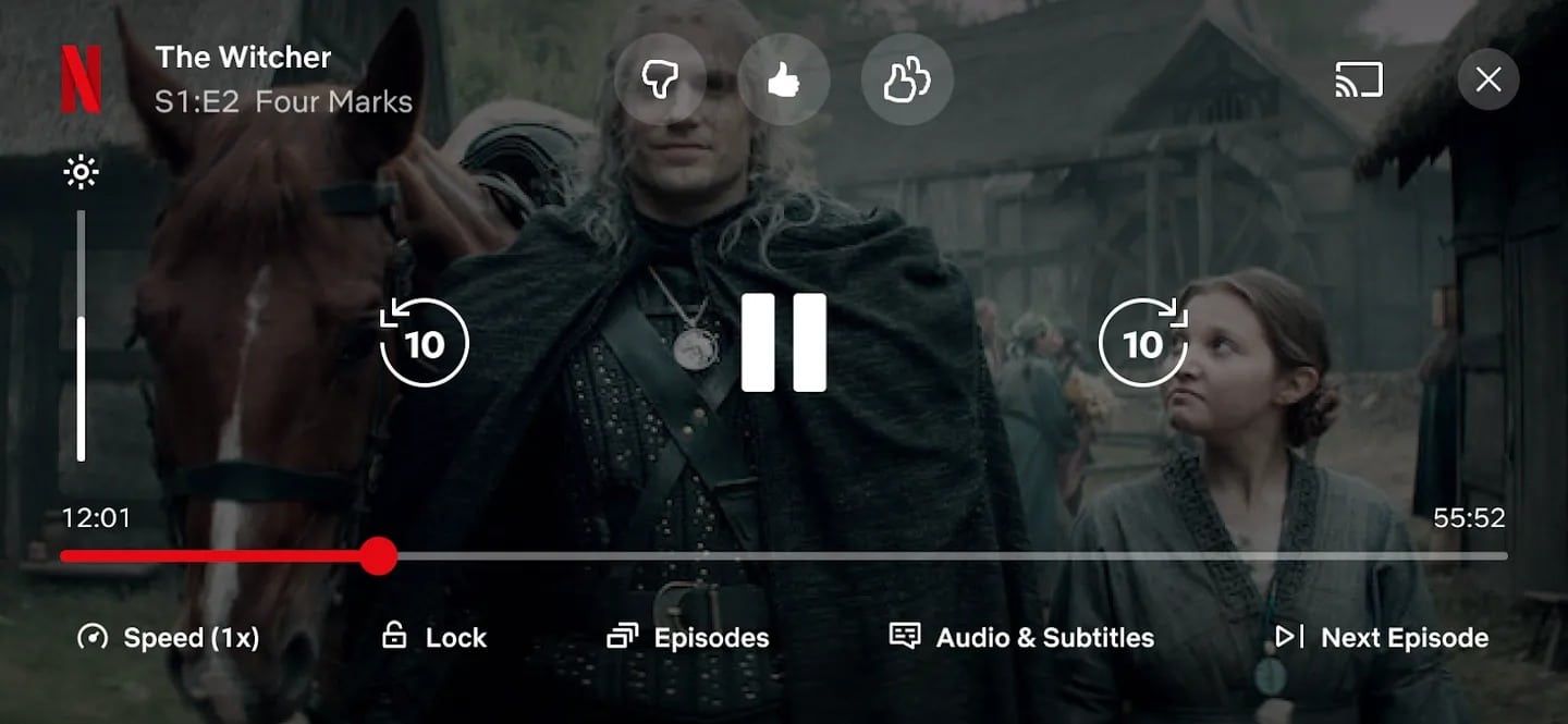 netflix mobil beğen
