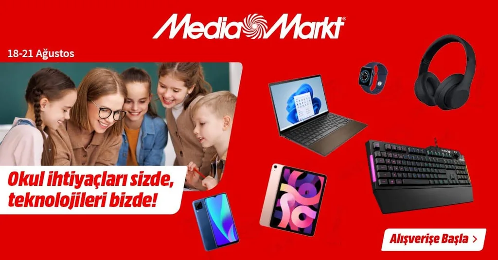 Okula Dönüş, teknolojiyle MediaMarkt’ta başlıyor
