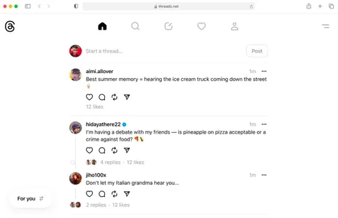 Meta, Threads için gelişmiş bir web uygulamasını sonunda açıyor