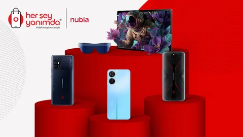 Vodafone Türkiye, ZTE Nubia ürünlerini müşterilerine özel ayrıcalıklarla sunuyor