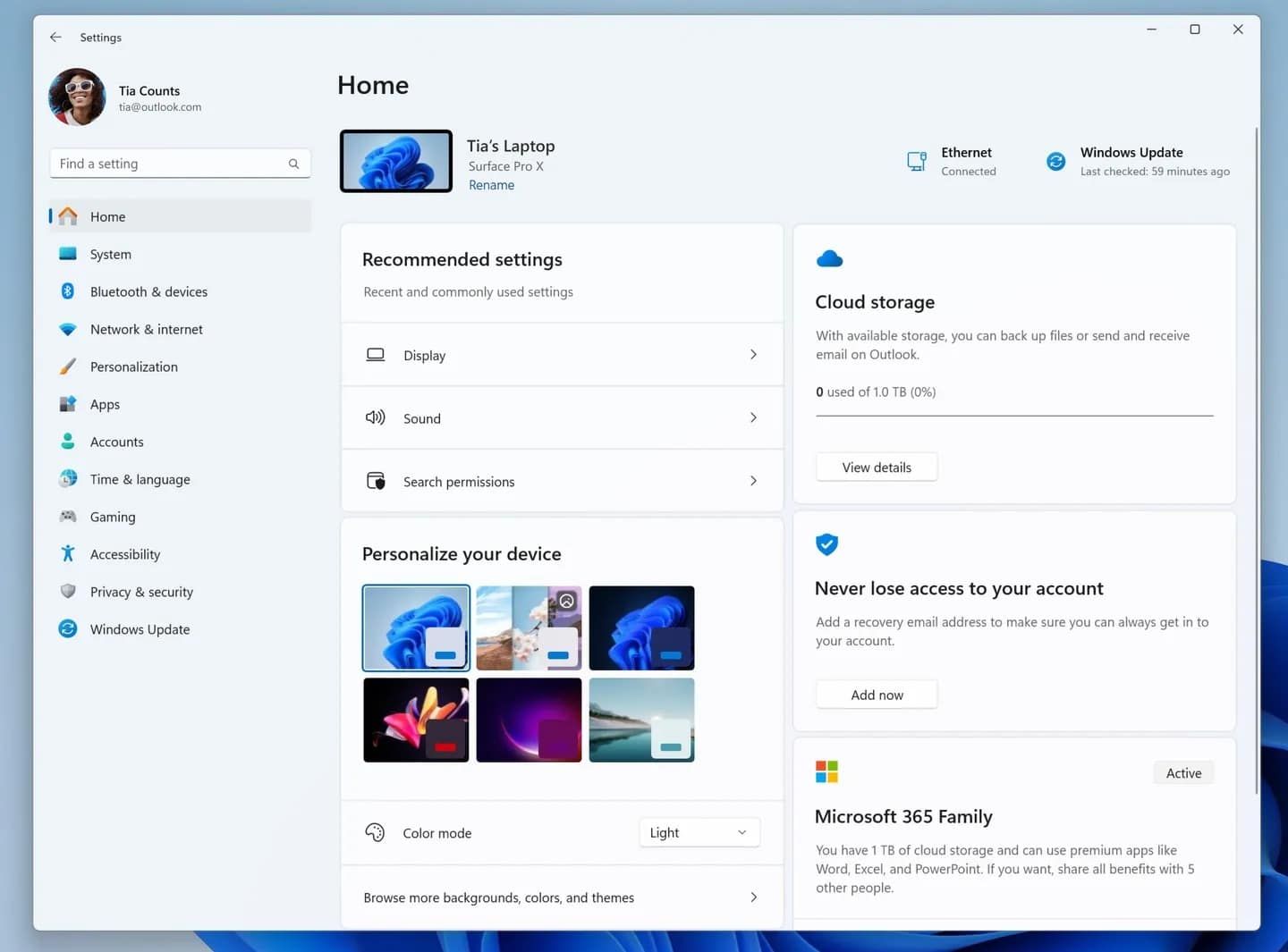 windows 11 ayarlar