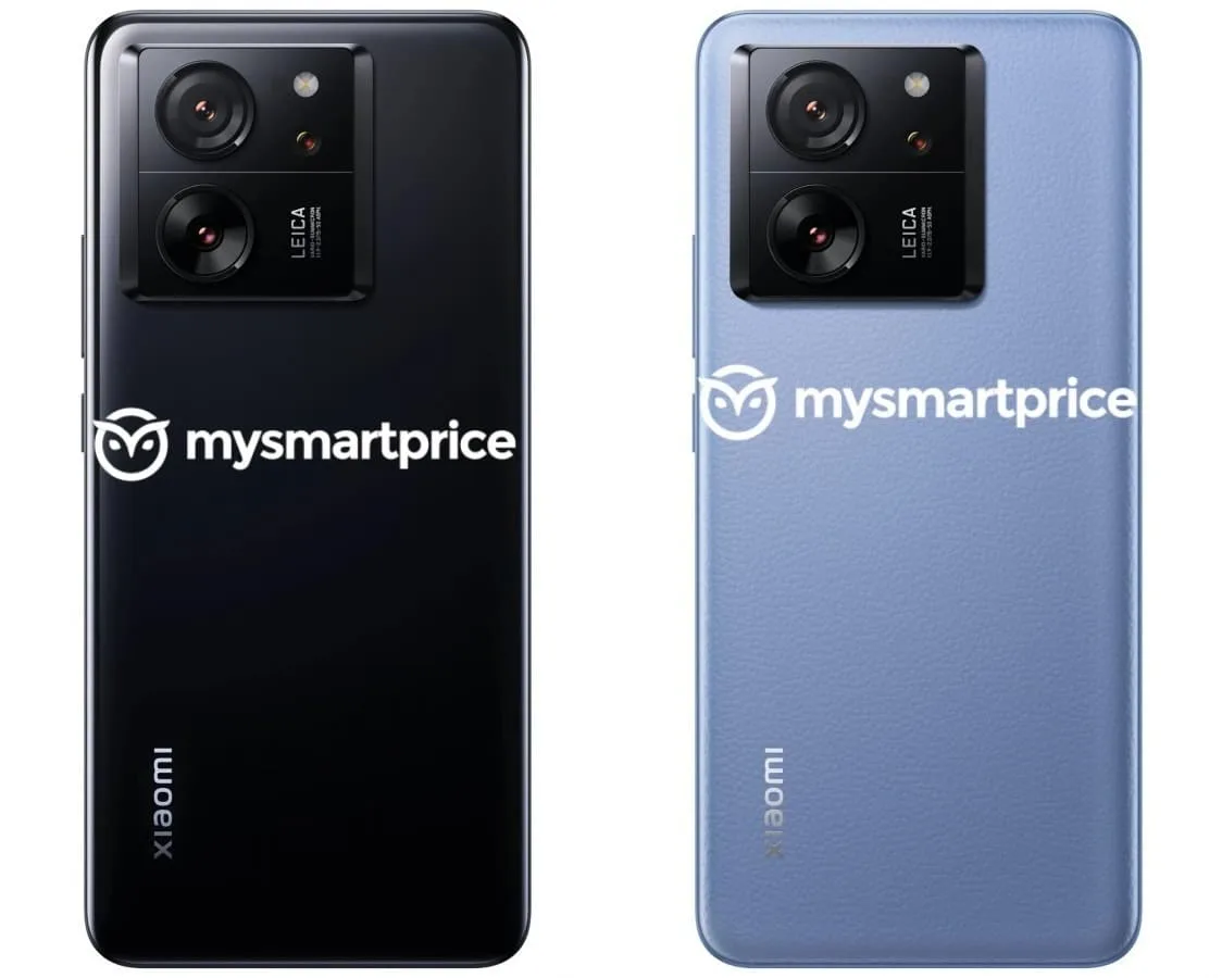 Xiaomi 13T Pro görselleri tanıdık tasarımı gösteriyor