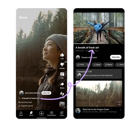 YouTube Shorts, zararlı bağlantıları engelliyor